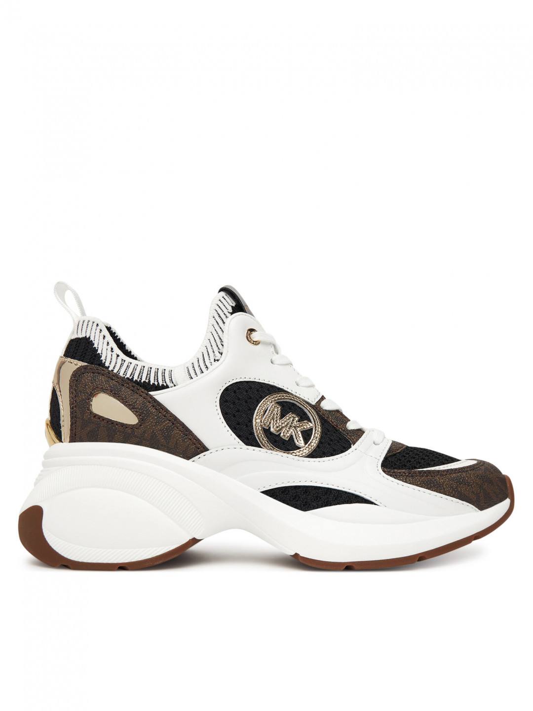 MICHAEL Michael Kors Sneakersy Zuma 43T5ZUFS1B Hnědá